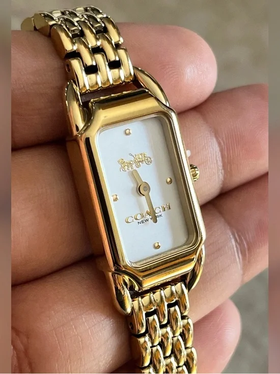 Coach Women's Cadie Quartz Gold-Tone Stainless Steel Watch - Picture 2 of 12